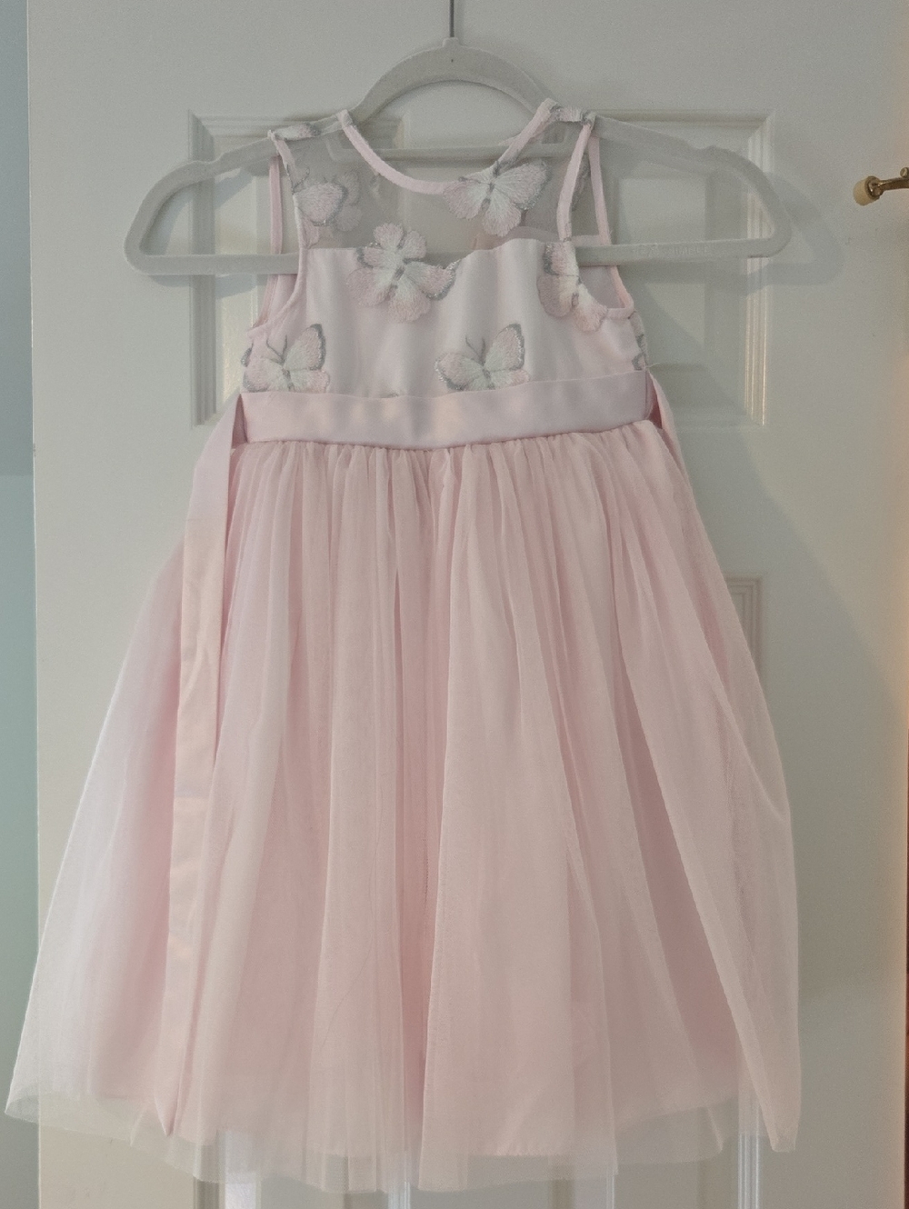 Pink Butterfly Tulle Party Dress for Girls Pippa and Julie Size 3